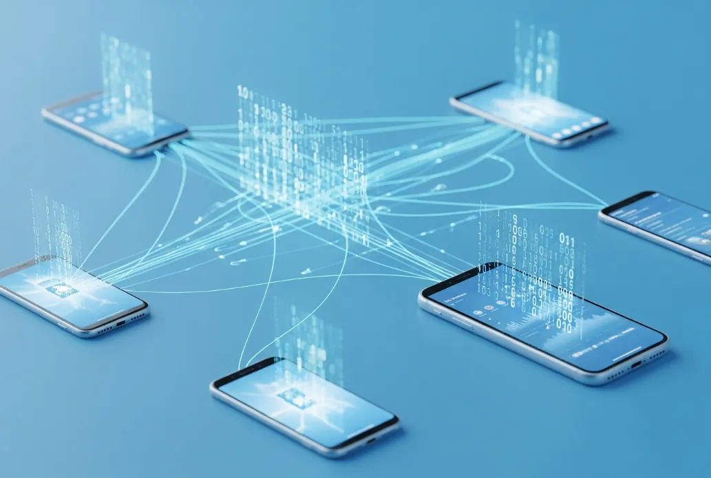 Data captured from mobile devices